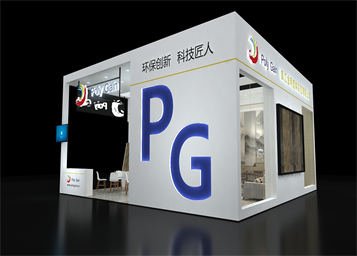 地面材料展臺搭建-金利
